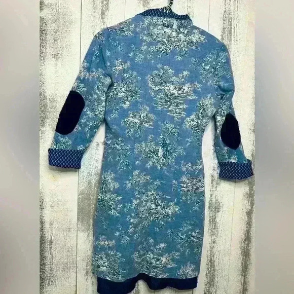 B The Collection Blue Collared Dress (Unique Find) - Picture 3 of 6